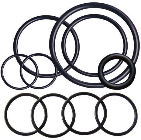 Samrat Polymers Round Rubber Oil Seals, Color : Black