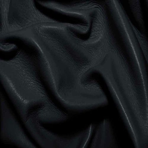 Black Drum Dyed Leather