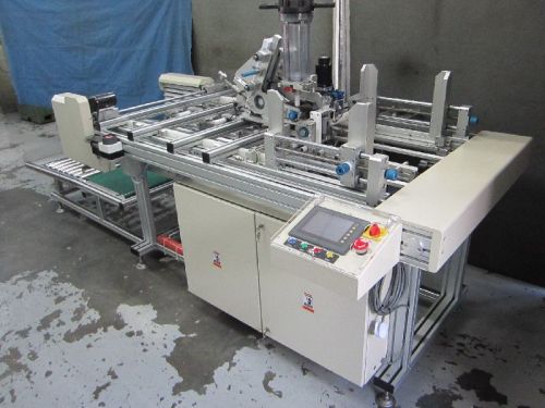 Electric Automatic Label Gluing Machine, Packaging Type : Grey