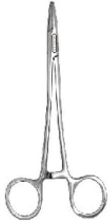 Stainless Steel Tonsil Needle Holder, Color : Silver for Hospital