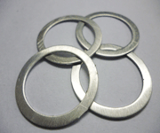 Round Polished Aluminium Washers, For Fittings, Color : Grey