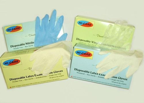 Disposable Latex/Nitrile Medical Examination Gloves In Malaysia