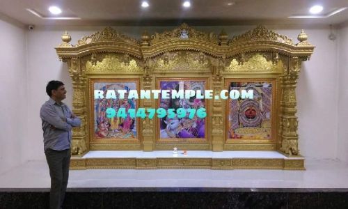 Polished Big Size Wooden Temple