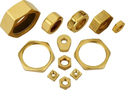 BRASS HEX and LOCK NUT, Size : 3/8” To 4”