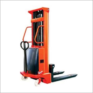 Semi electric stacker