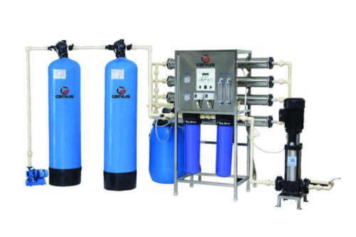 Reverse osmosis plant, Max Water Recovery Rate : 70-75 %