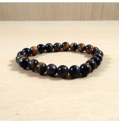 Blue Tiger Eye Beads Bracelet