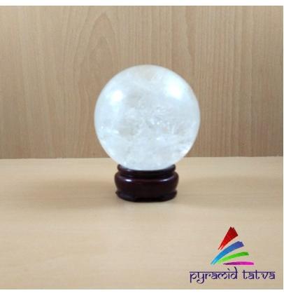 Pyramid Tatva Clear Quartz Ball Standard