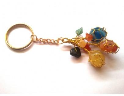 Pyramid Tatva Crystal Keychain