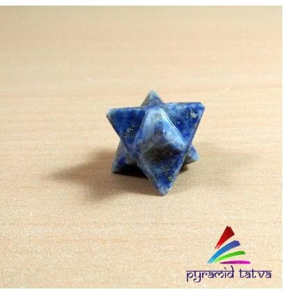 Pyramid Tatva Lapis Lazuli Merkaba, Size : 1 Inch