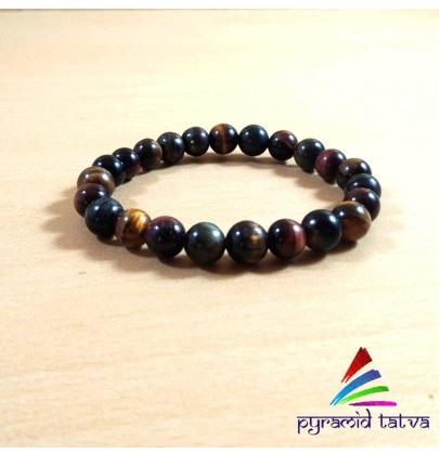 Mix Tiger Eye Bead Bracelet