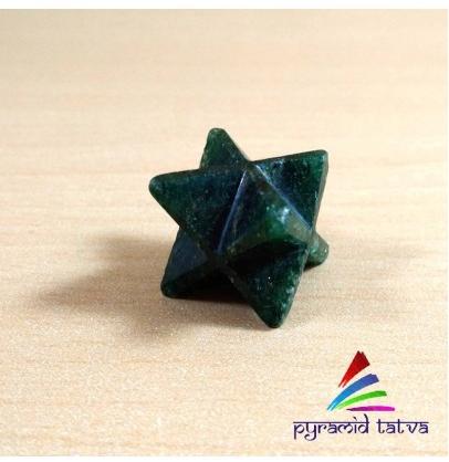 Pyramid Tatva Natural Green Aventurine Merkaba