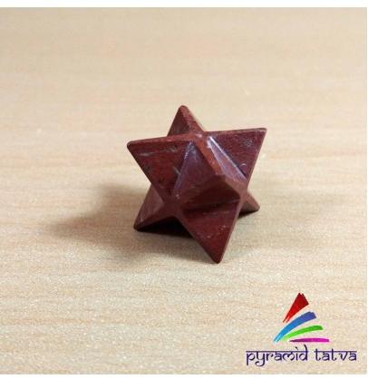 Natural Red Jasper Merkaba