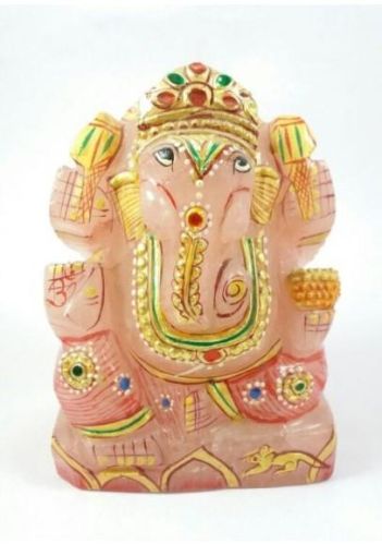 Rose Quartz Ganesh 702 Gm