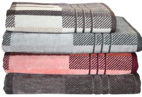 Rectangular Multi Check Towel