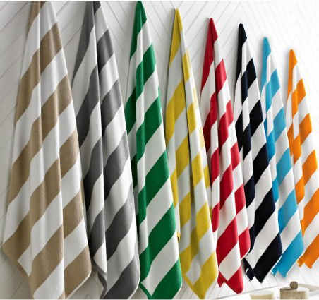 Yarn Dyed Dobby Stripe Towel, Pattern : Striped