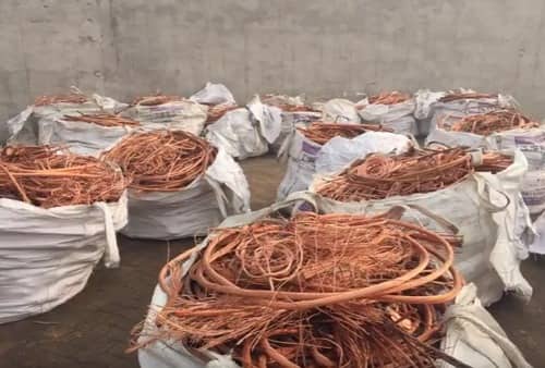 Copper wire scrap, Purity : 99.9%