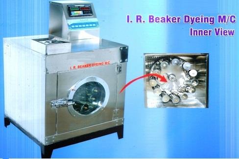 Infrared Beaker Dyeing Machine, Power : – 440V, 3Phase, Neutral, 50 Hz.