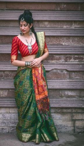 Patola Silk Sarees, Occasion : Bridal Wear, Casual Wear, Festival Wear, Party Wear, Wedding Wear