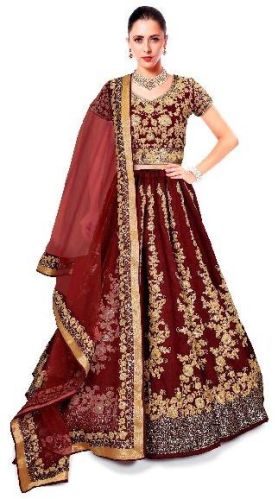 Fashmina Womens Designer Bridal LehEnga Choli And Dupatta-F-7008(A)