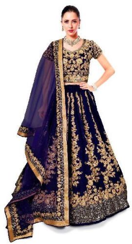 Fashmina Womens Designer Bridal Lehenga Choli And Dupatta-F-7008(B)