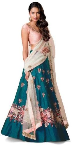 Fashmina Womens Designer Bridal Lehenga Choli F-7013(A)