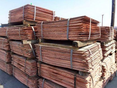 Copper Cathodes and Copper Scrap, For Electrical Industry, Color : Red, Reddish Brown