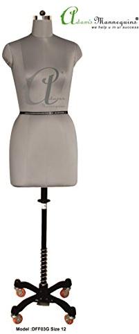 DFF03G-Size 12 Adams Ladies Mannequin, For Fashion Display, Mannequin Type : Half Body