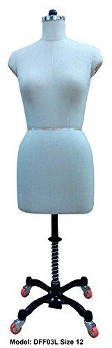 DFF03L-Size 12 Adams Ladies Mannequin, For Fashion Display, Mannequin Type : Half Body