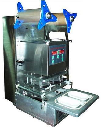 Automatic Cup and Tray Sealing Machine, Machine Size : 450X560X860mm