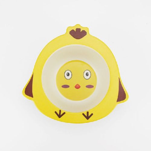 Cute Cartoon Plastic Children's Bowl Baby Feeding Bowl