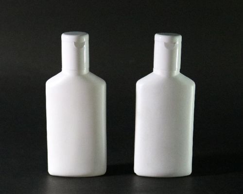 Plastic 60 ML Flat Bottles, For Packing, Color : White