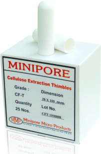 Cellulose Extraction Thimbles