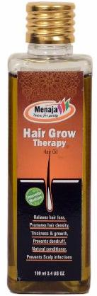 Menaja Almond Herbal Regrowth Hair Oil, For Anti Dandruff, Hare Care