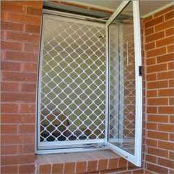 Polished Window Aluminium Security Grills, Color : White for Home