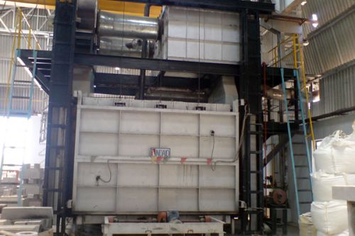 Oil Fired Double Trolley Type Oven