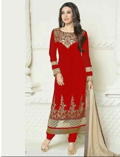 Georgette Embroidered Ladies Suits, Occasion : Party Wear