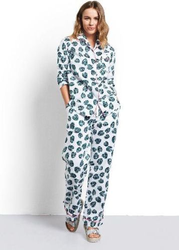 Printed Cotton Fabric Ladies Night Pajama Set, Feature : Stretchable