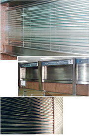 Polished Electric Stainless Steel Rolling Shutter