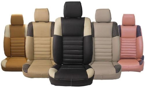 Checked Cotton Car Seat Cover, Size : Multisizes