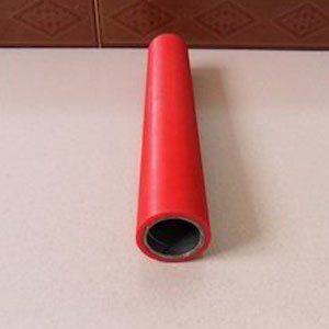 PU Coated Conveyor Rollers, Color : Red