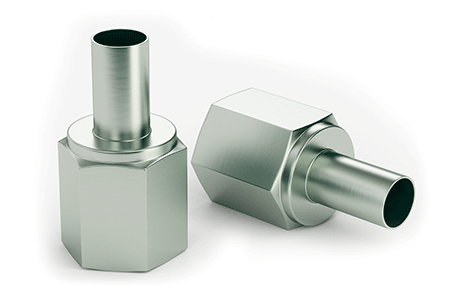 Female Adapter Tube, For Pneumatic Connections, Chemical Fertilizer, Color : Silver