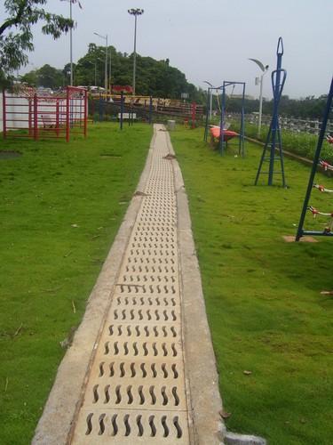 FRP Black Fiber Channel Drain Cover