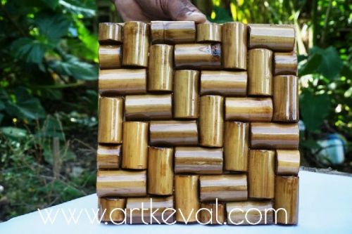 Bamboo Wall Tile, Shape : Square