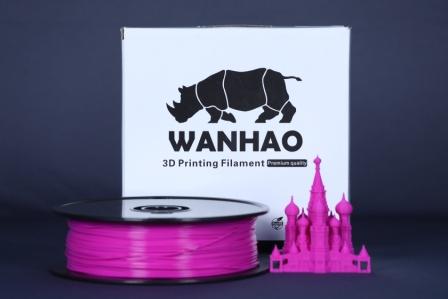 Wanhao 1.75mm PLA 3D Printer Filament, Color : Purple