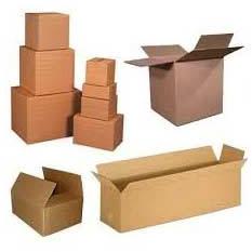 Square Paper Packaging Carton Boxes, Color : Brown