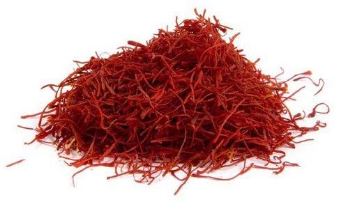 Organic Raw Kashmiri Saffron, Color : Red