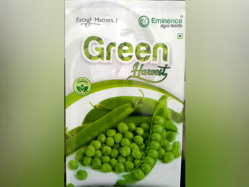 Frozen Green Peas, Storage : Freezer