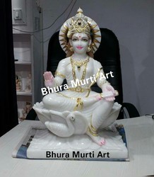 Marble Gayatri Mata Statue 3, Size : 12, 15, 18, 21, 24, 27, 30, 33, 36, 39, 42, 45, 48, 51