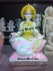 Marble Maa Gayatri Statue, Size : 12, 15, 18, 21, 24, 27, 30, 33, 36, 39, 42, 45, 48, 51